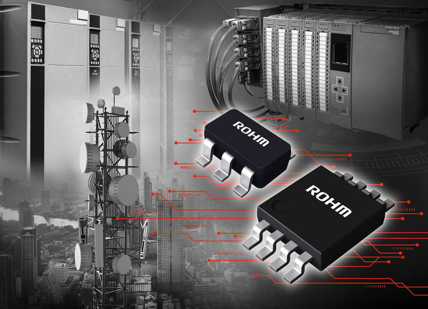 ROHM’s New ±1% Accuracy Current Sense Amplifier ICs Reduce Mounting Area by Approx. 46% Over Conventional Configurations